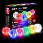 Discover premium imported Crestgolf Glow in The Dark Golf Balls, featuring vibrant colors and built-in lights. Available at Curat Cart.