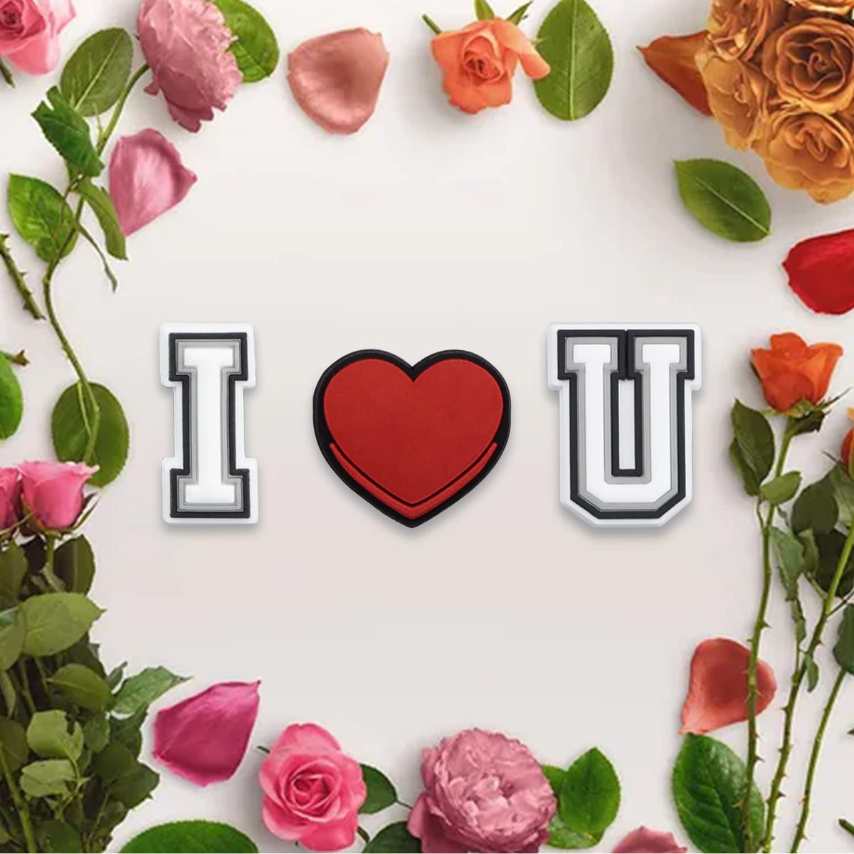 CUNUEN Letter Number Charms spell 'I love U', 100% Authentic, available at Curat Cart in India.
