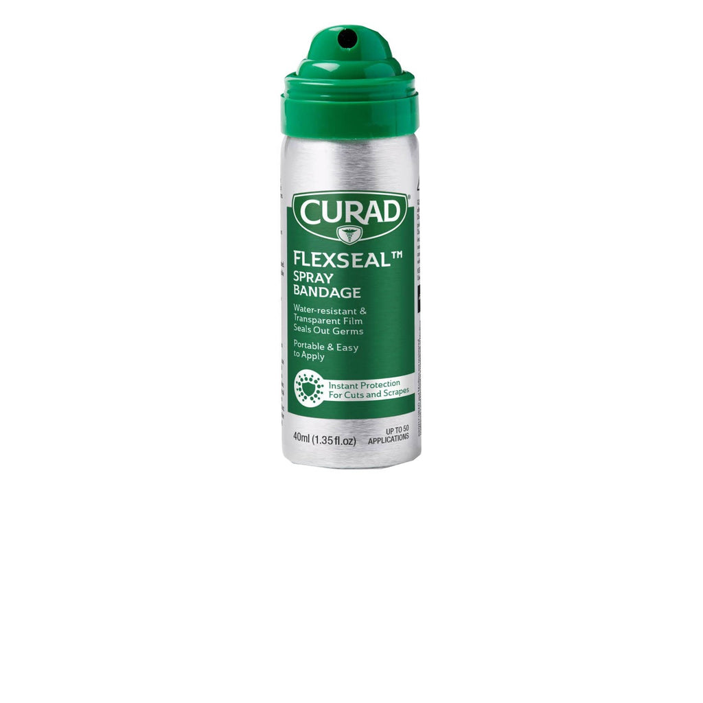 CURAD Flex Seal Spray Bandage offers premium imported protection for cuts and scrapes. Available at Curat Cart.