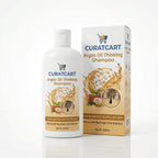 Curat Cart Argan Oil Shampoo - Front Packaging & Bottle View | genuine imported stock available in India at Curat Cart