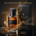Curat Cart Luxury Eau De Parfum - Back Label & Ingredients Details | buy 100% authentic product online in India via Curat Car