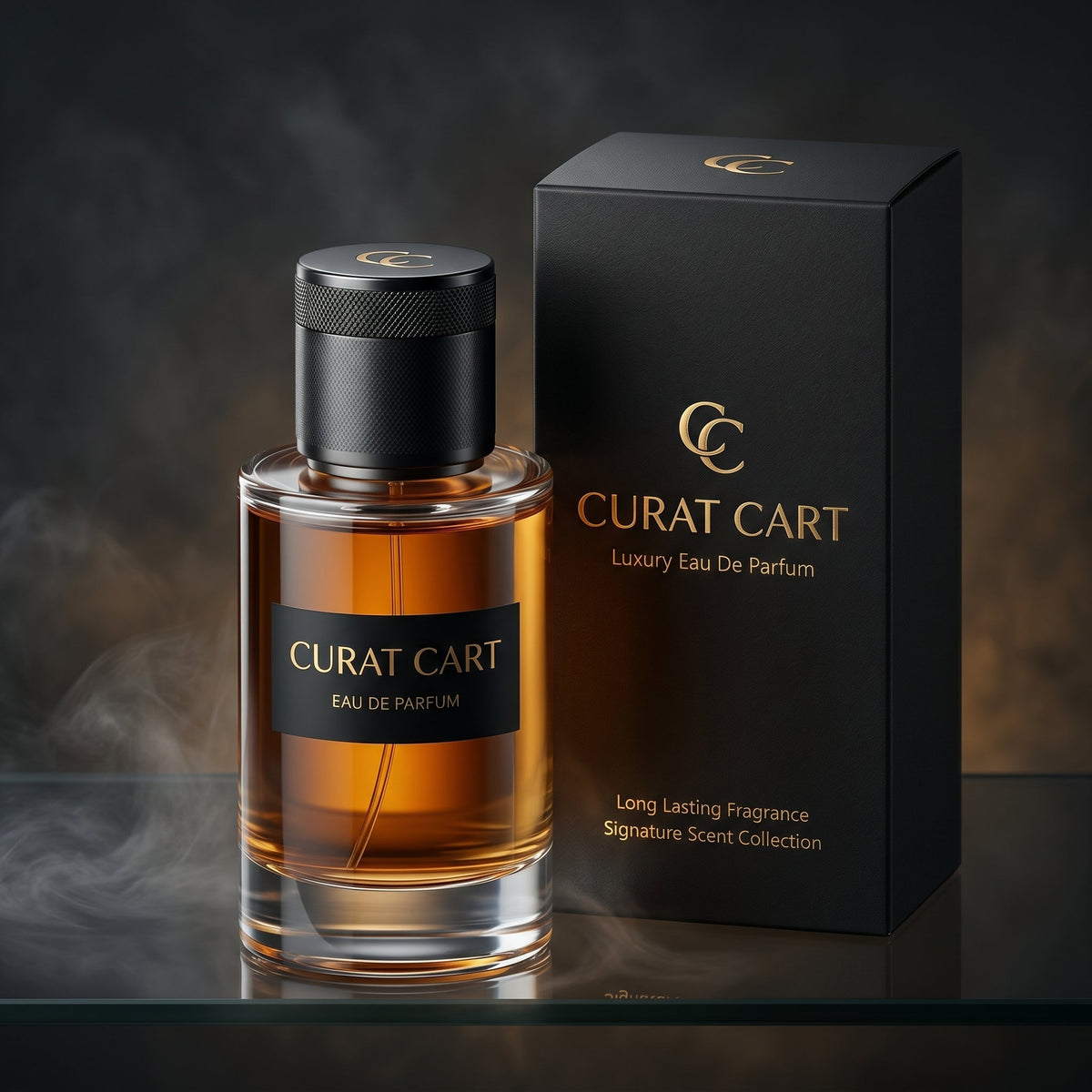 Curat Cart Luxury Eau De Parfum - Front Packaging & Bottle View | genuine imported stock available in India at Curat Cart