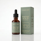 CURAT CART Salicylic Acid Face Serum - Front Packaging & Bottle View | genuine imported stock available in India at Curat Car