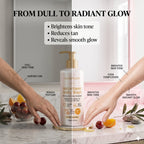 CuratCart Brightening Body Wash - Back Label & Ingredients Details | buy 100% authentic product online in India via Curat Car