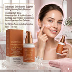 CuratCart Ceramide Vitamin C Sunscreen - Side Profile & Box Packaging | original imported packaging available on Curat Cart I