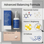 CuratCart Niacinamide Vitamin C Sunscreen - Texture, Swatch & Consistency | fast dispatch across India from Curat Cart