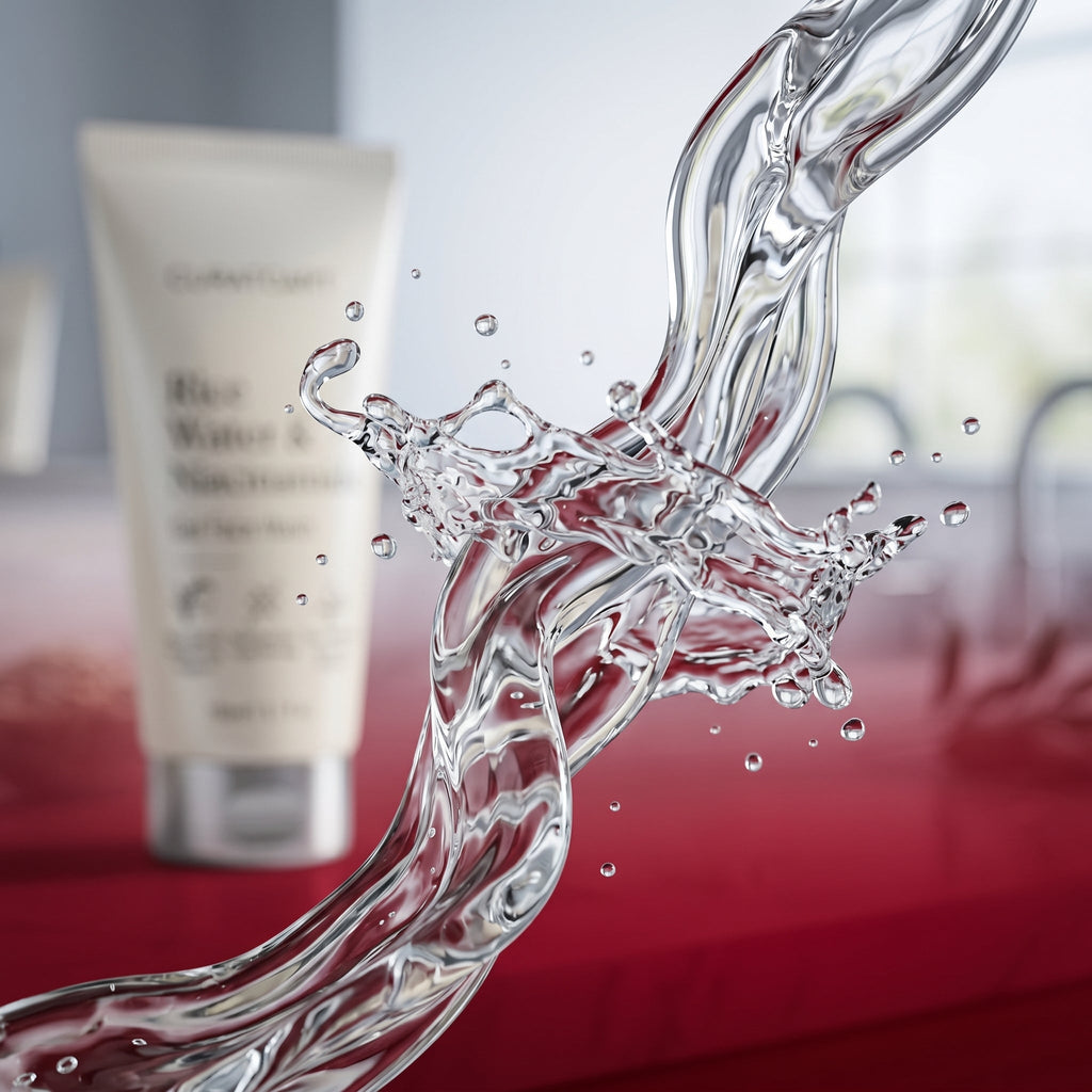 CuratCart Rice Water Niacinamide Gel - Texture, Swatch & Consistency | fast dispatch across India from Curat Cart