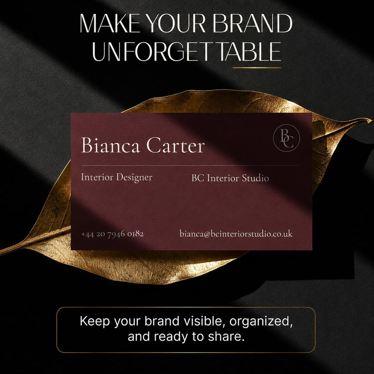 Custom business cards in rich color, showcasing high-quality finish and elegant design. Available at Curat Cart.