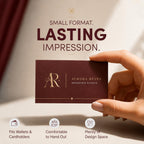 Custom Business Cards in high-quality finish, designed for a lasting impression. Available at Curat Cart.