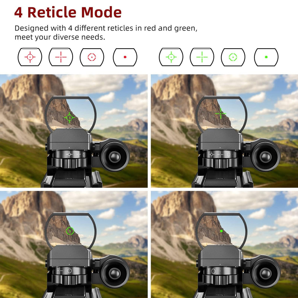Experience precision with the CVLIFE Red Dot Sight featuring 4 reticle modes, exclusively available at Curat Cart.