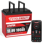 CYCLENBATT 12V LiFePO4 Battery offers low temperature protection. Perfect for daily use, upgrade your power solution at Curat Cart.
