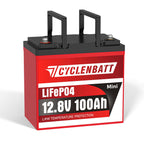 Discover the CYCLENBATT 12V LiFePO4 Battery, specially curated by Curat Cart for superior performance and low temperature protection.