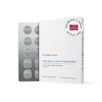 Cymbiotika H2 Molecular Hydrogen Tablets, premium imported antioxidant water enhancer, available at Curat Cart.