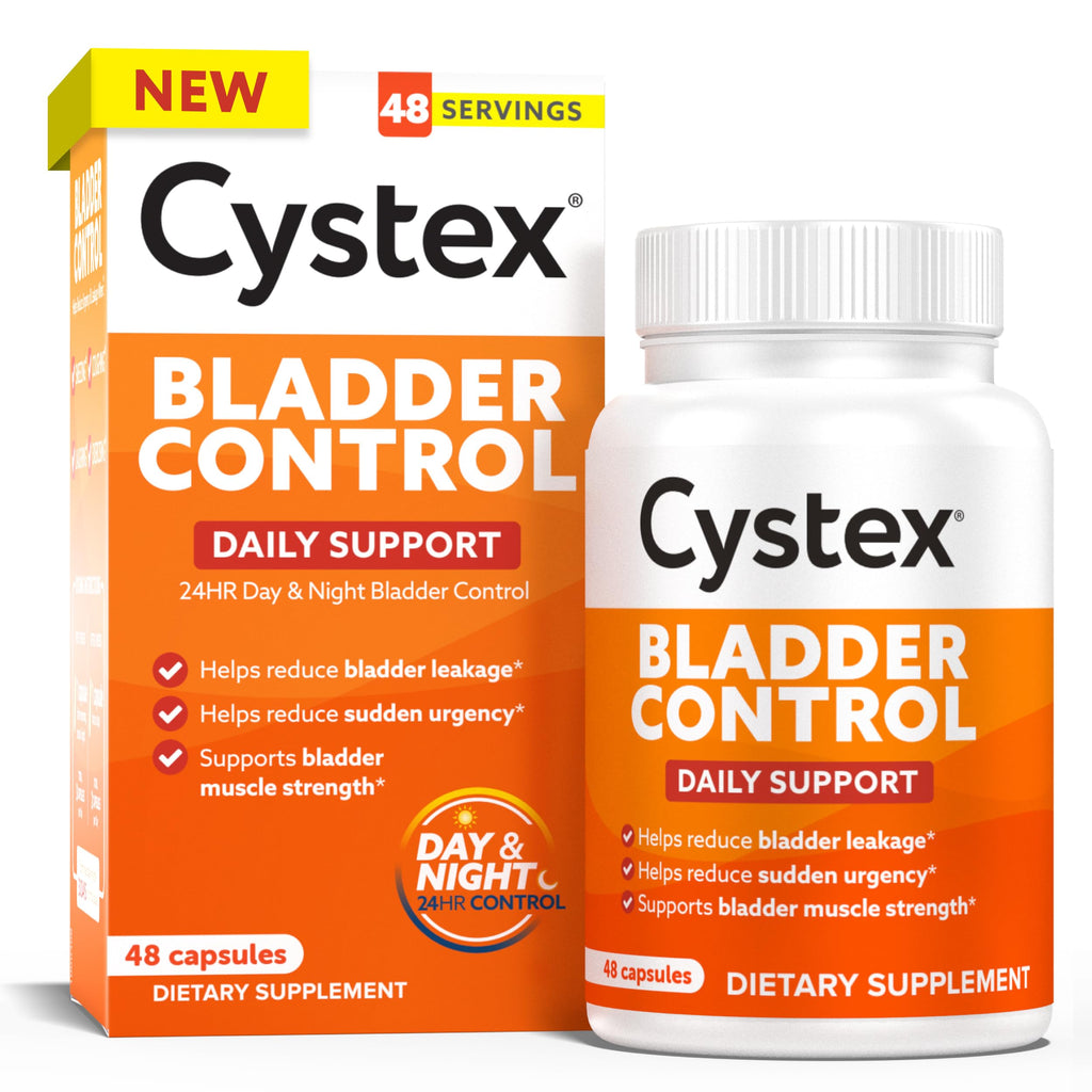 Cystex Bladder Control for Women, a premium imported dietary supplement, offers daily support for bladder health. Available at Curat Cart.
