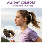 CZZXI 150ct hair ties designed for all-day comfort and gentle hold, thicker and more elastic for no damage styling.