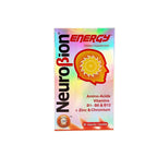 60 Caps Neurobion Energy - Amino Acids Vitamin B1 B2 B6 B12 - Increases Brain Alertness & Stamina | One a day supports normal metabolism and nervous system function; sealed, authentic import
