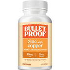 Bulletproof Zinc with Copper Capsules, 60 Count, Minerals and Antioxidant Supplement for Immunity and Mood | Minerals and Antioxidant Supplement for Immunity and Mood