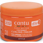 Cantu Coconut Curling Cream for Natural Hair with Pure Shea Butter, 12 oz (Pack of 2)