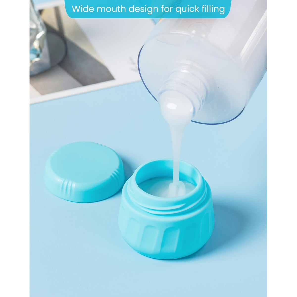 Mrsdry travel containers feature a wide mouth design for easy filling. Order online and enjoy convenience in India!