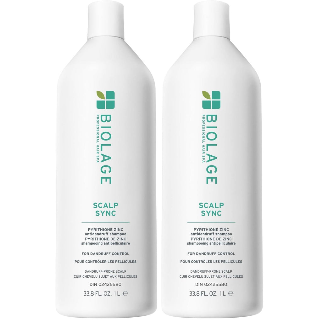 Biolage Scalp Sync Anti-Dandruff Shampoo – Controls Dandruff | Controls Itchy Scalp, Cleanses Hair, Moisturizing, Dandruff Relief, For Scalp and Hair Health, Vegan & Cruelty-Free