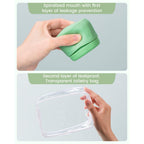 Mrsdry Travel Containers ensure no leaks with dual-layer protection, featuring a spiral mouth and transparent bag.