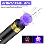 Discover the DARKBEAM UV Flashlight Black Light with advanced UV filter lens technology. 100% Authentic, Available in India at Curat Cart.