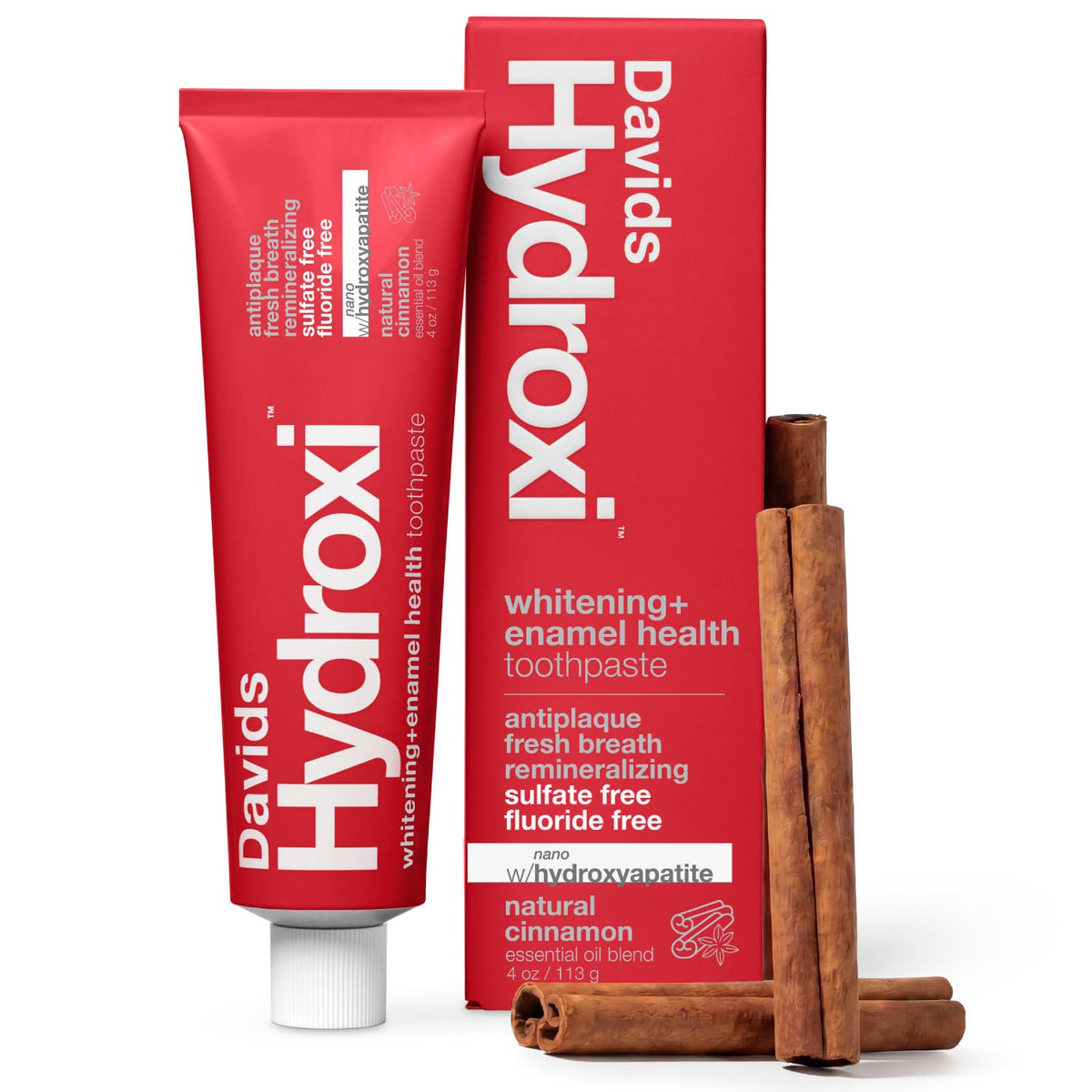 Discover Davids Nano Hydroxyapatite Toothpaste, a premium import for enamel health and whitening, available at Curat Cart.