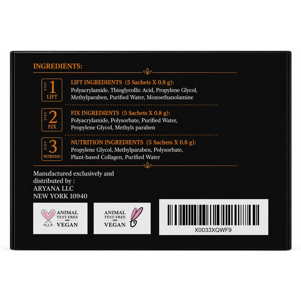 ARYANA NEW YORK Eyebrow Lamination Kit Professional | At Home DIY and Salon Use brow lamination kit, Instant Brow Lift Sachet Professional Series