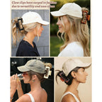 Stylish claw clips for baseball caps enhance hair styling with ease, perfect for versatility and comfort.