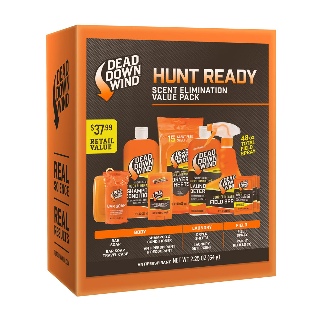 Discover the premium imported Dead Down Wind Hunt Kit, featuring scent elimination products for outdoor enthusiasts. Available at Curat Cart.