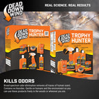 Dead Down Wind Scent Eliminator in official packaging, effectively kills odors without harmful chemicals. Available at Curat Cart.