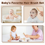 Discover the premium Debetool Baby Hair Brush set, an international favorite for gentle grooming. Available at Curat Cart.