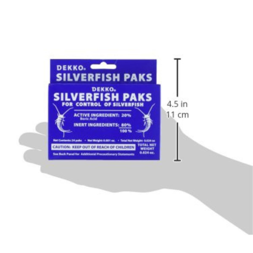 Dekko Silverfish Paks offer premium import pest control, ensuring effective silverfish management. Available at Curat Cart.