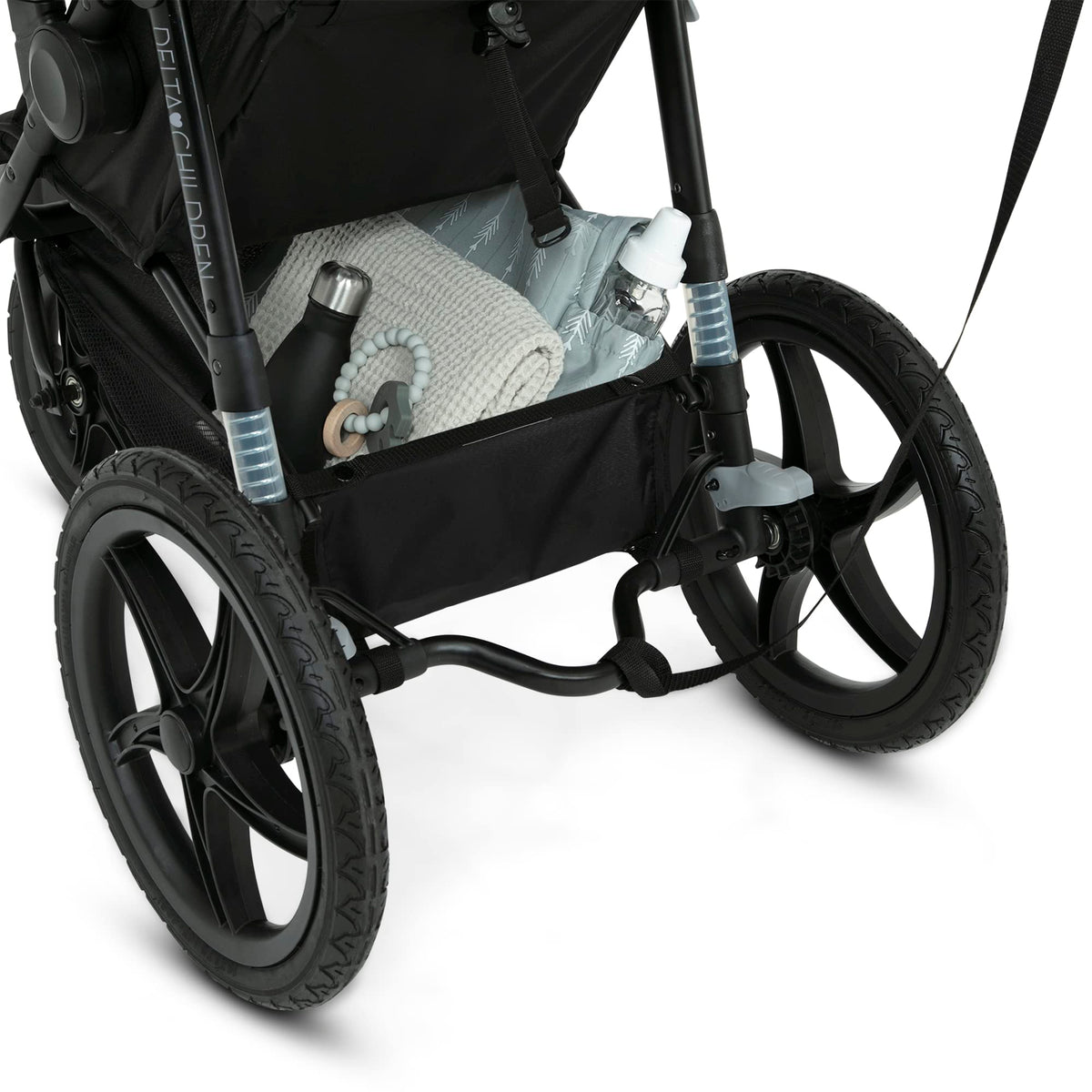 Discover the Delta Children Apollo Jogging Stroller, designed for active parents. Perfect for daily use, available at Curat Cart.