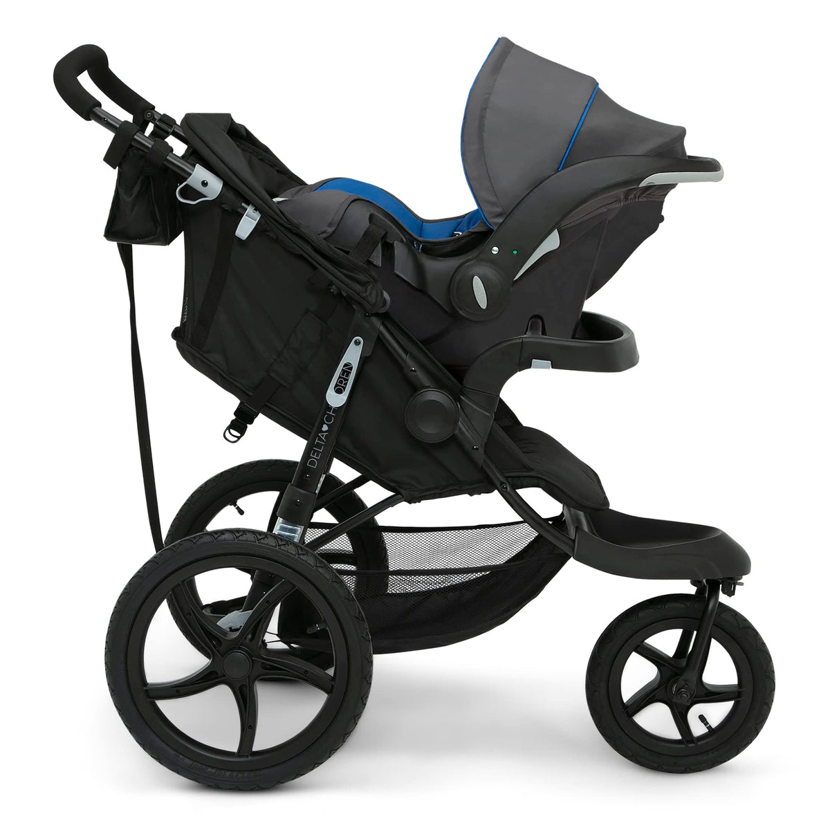 Discover the Delta Children Apollo Jogging Stroller, specially curated by Curat Cart for ultimate comfort and style. Perfect for active parents.