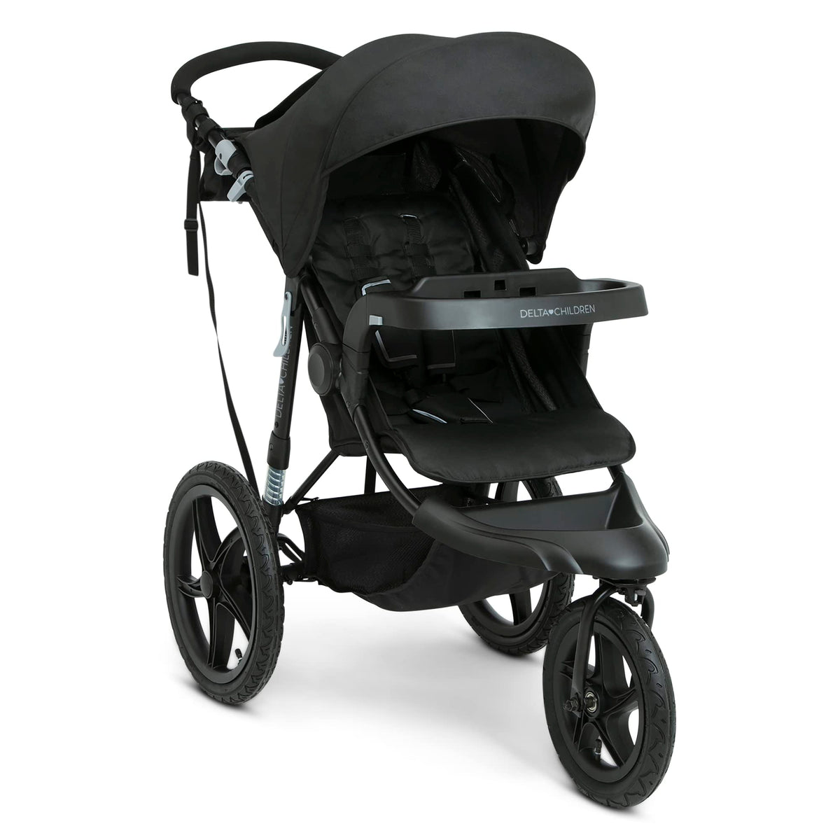 Discover the Delta Children Apollo Jogging Stroller, a premium import designed for active parents. Available at Curat Cart.