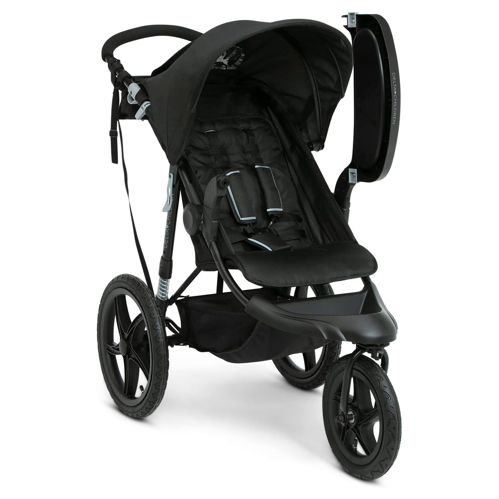 Delta Children Apollo Jogging Stroller in high-quality finish, perfect for active parents. Available at Curat Cart.