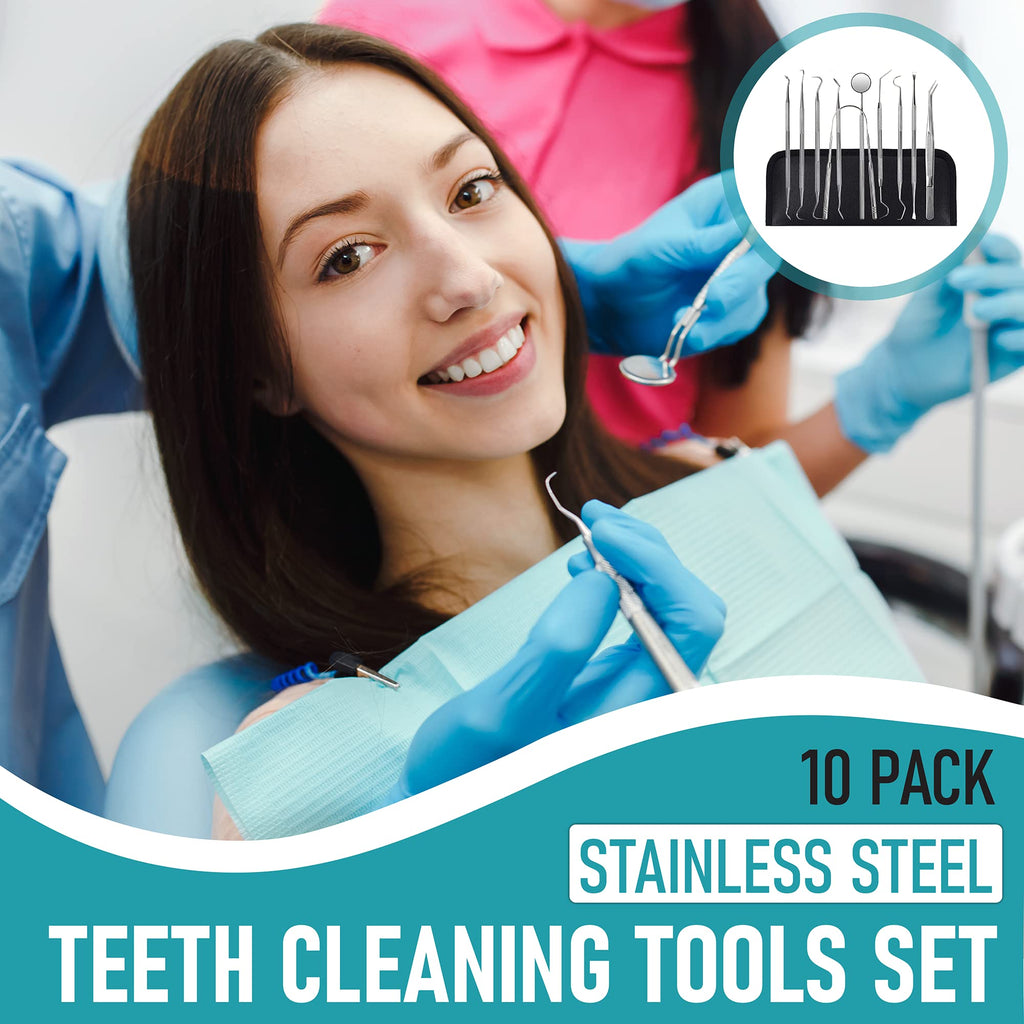 Discover the Dental Tools Plaque Remover Kit, featuring 10 stainless steel instruments. 100% Authentic and available in India at Curat Cart.