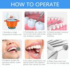 Detailed instructions for the Dental Tools Plaque Remover Kit, highlighting high-quality materials and effective operation. Available at Curat Cart.