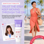 DERMAdoctor KP Bump Eraser Body Scrub in original packaging, formulated by dermatologist Dr. Audrey Kunin for smooth skin.