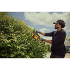 Experience precision with the DEWALT 20V MAX Cordless Hedge Trimmer, featuring a high-quality design for efficient trimming. Available at Curat Cart.