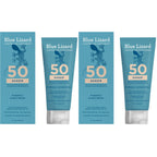 Blue Lizard Sheer Mineral SPF 50 Sunscreen Lotion, Zinc Oxide, 100% Mineral Formula, Nourishes with Australian Desert Lime and Peach, Paraben-Free, Fragrance-Free, 3 fl oz, (Pack of 2)