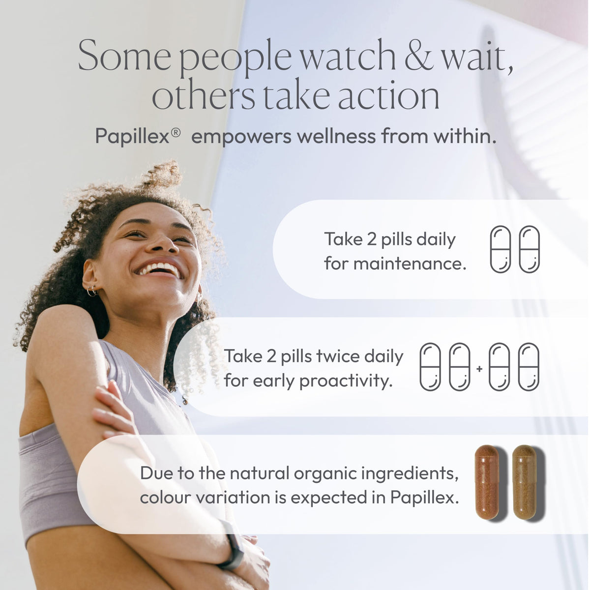 Papillex Dietary Supplement Tablets empower wellness with organic ingredients. 100% Authentic, available at Curat Cart in India.