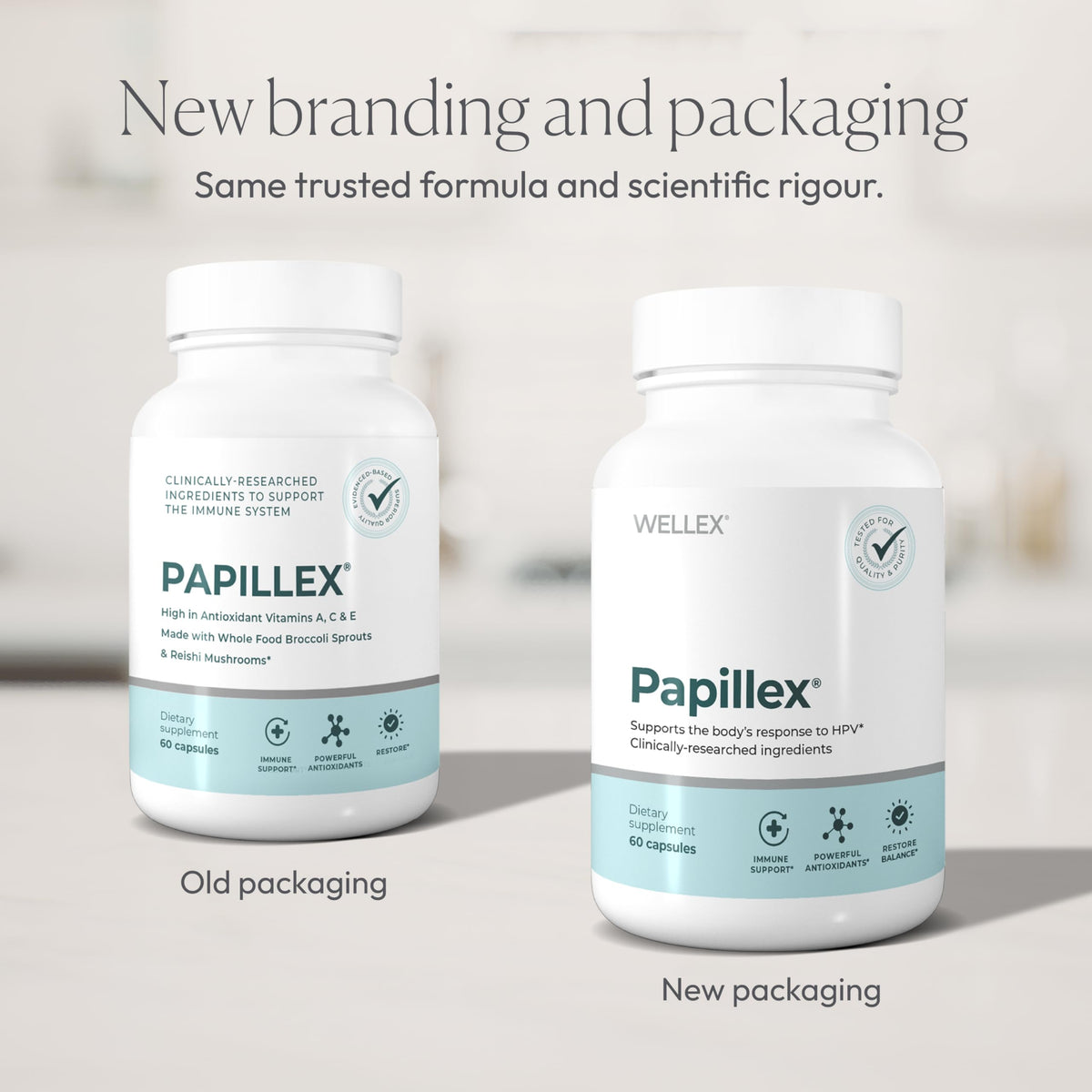 Papillex Dietary Supplement Tablets support immune health with clinically-researched ingredients. 100% Authentic, available at Curat Cart.