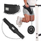 Elevate your workouts with the premium imported Dip Belt With Chain for weight lifting, available at Curat Cart for serious athletes.