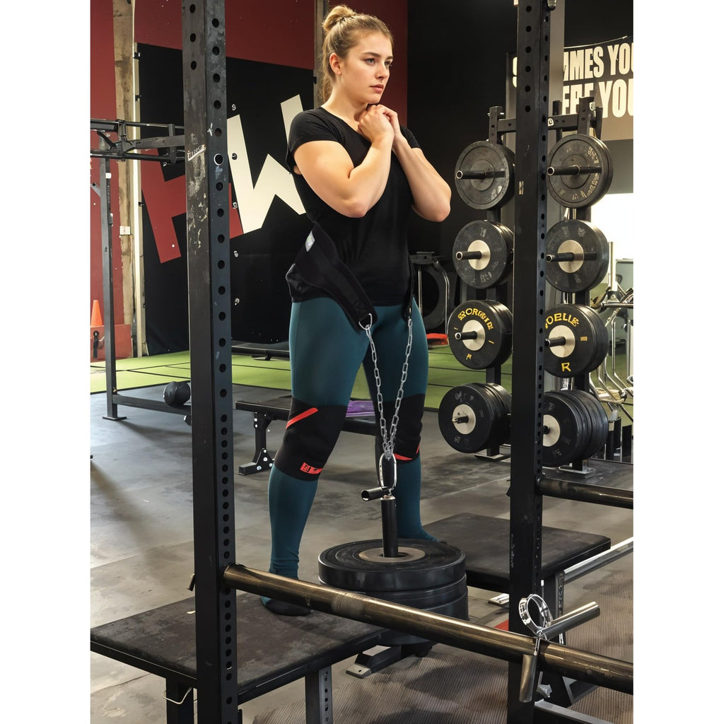 Enhance your weight lifting with this Dip Belt With Chain, perfect for daily use. Available at Curat Cart.