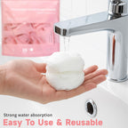 Premium compressed face towels from Curat Cart, featuring strong water absorption and easy reusability in high-quality packaging.