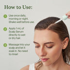 Step-by-step guide for Divi Volumizing Shampoo & Conditioner use, featuring application tips and easy instructions.