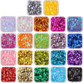 Premium imported DIYASY Bulk Loose Sequins in assorted vibrant colors, perfect for crafts and decorations. Available at Curat Cart.