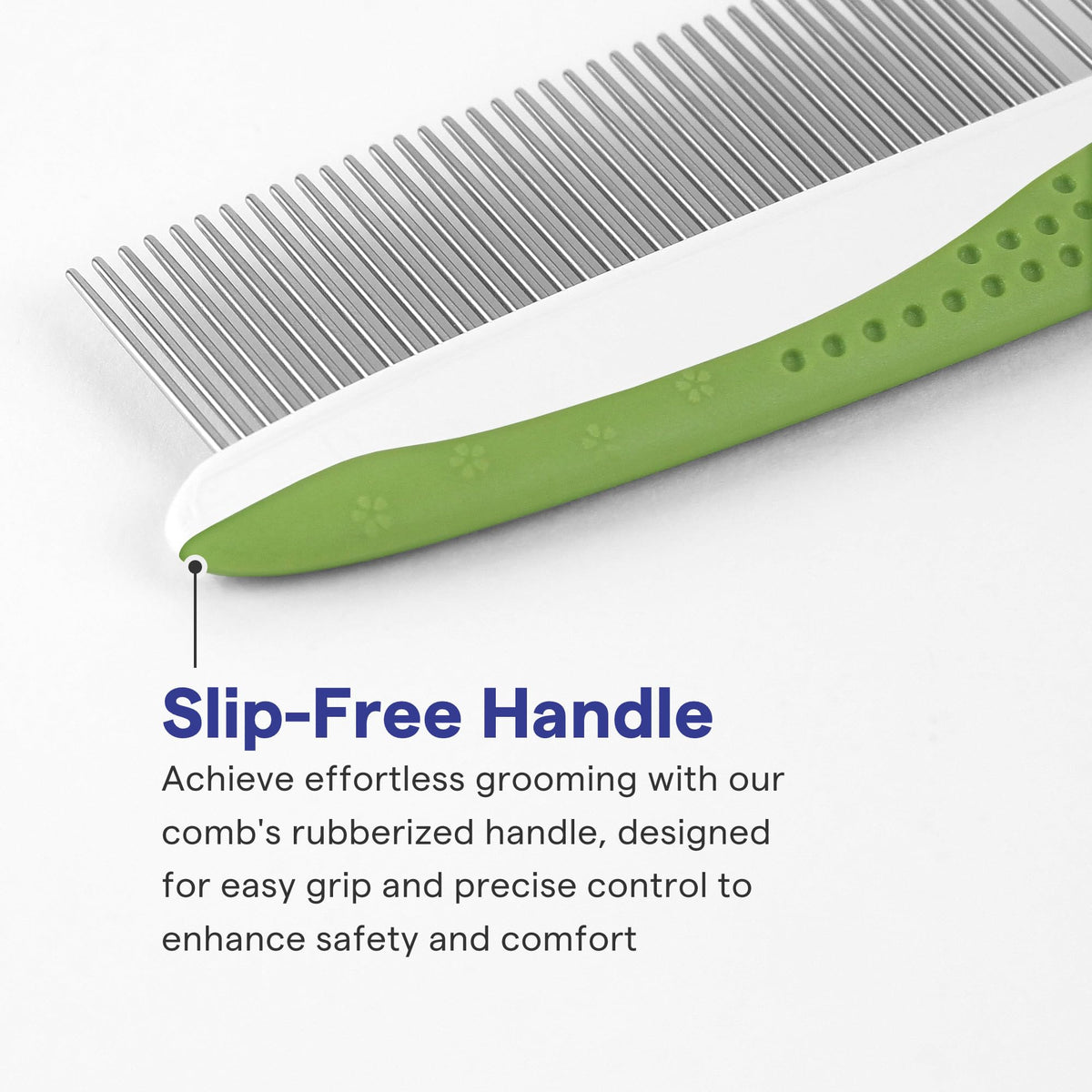 Discover the exclusive Dog Cat Comb Grooming Tool with a slip-free handle for effortless grooming, specially curated by Curat Cart.